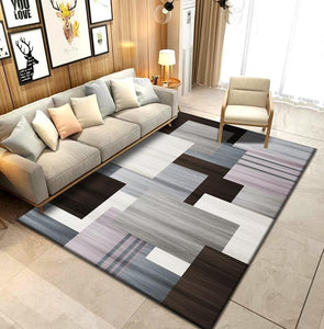 Autumn And Winter Washable Carpet Rug For Living Room Washable Modern Printing Geometric Floor Rug Carpet For Parlor Mat Bedroom - Larry's Anything Goes