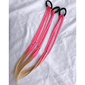 New Cute Girls Elastic Hair Rope Rubber Bands Braides Hair Accessories Wig Ponytail Hair Ring Kids Twist Braid Rope Hair Braider - Larry's Anything Goes