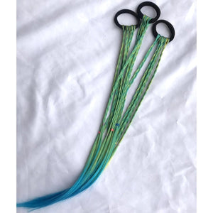 New Cute Girls Elastic Hair Rope Rubber Bands Braides Hair Accessories Wig Ponytail Hair Ring Kids Twist Braid Rope Hair Braider - Larry's Anything Goes