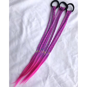 New Cute Girls Elastic Hair Rope Rubber Bands Braides Hair Accessories Wig Ponytail Hair Ring Kids Twist Braid Rope Hair Braider - Larry's Anything Goes