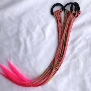 New Cute Girls Elastic Hair Rope Rubber Bands Braides Hair Accessories Wig Ponytail Hair Ring Kids Twist Braid Rope Hair Braider - Larry's Anything Goes