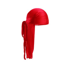 Load image into Gallery viewer, 2019 New Unisex Long Silk Satin Breathable Turban Hat Wigs Doo Durag Biker Headwrap Chemo Cap Pirate Hat Men Hair Accessories - Larry&#39;s Anything Goes