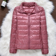 Load image into Gallery viewer, Winter Women Ultralight Thin Down Jacket White Duck Down Hooded Jackets Long Sleeve Warm Coat Parka Female Portable Outwear - Larry&#39;s Anything Goes
