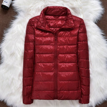Load image into Gallery viewer, Winter Women Ultralight Thin Down Jacket White Duck Down Hooded Jackets Long Sleeve Warm Coat Parka Female Portable Outwear - Larry&#39;s Anything Goes