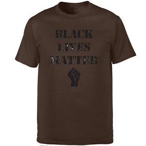 I Can't Breathe Black Lives Matter Tshirt Men BLM T Shirt Shirts Short Sleeve Tees Cotton Tshirts Activist Movement Summer Tops - Larry's Anything Goes
