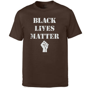 I Can't Breathe Black Lives Matter Tshirt Men BLM T Shirt Shirts Short Sleeve Tees Cotton Tshirts Activist Movement Summer Tops - Larry's Anything Goes