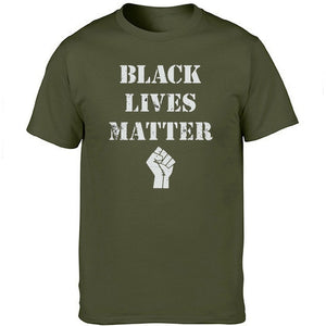 I Can't Breathe Black Lives Matter Tshirt Men BLM T Shirt Shirts Short Sleeve Tees Cotton Tshirts Activist Movement Summer Tops - Larry's Anything Goes