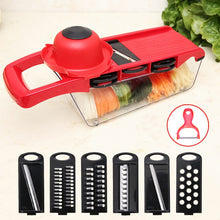 Load image into Gallery viewer, Mandoline Vegetable Fruit Slicer Grater Cutter Peeler Multifunctional Potato Peeler Carrot Grater Drain Basket Kitchen Tool - Larry&#39;s Anything Goes