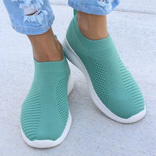 Load image into Gallery viewer, Women Flat Slip on White Shoes Woman Lightweight White Sneakers Summer Autumn Casual Chaussures Femme Basket Flats Shoes - Larry&#39;s Anything Goes