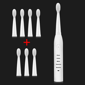 Electric Toothbrush Powerful Ultrasonic Sonic USB Charge Rechargeable Tooth Washable Electronic Whitening Teeth Brush DropShip - Larry's Anything Goes