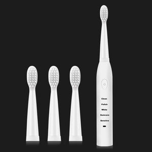 Electric Toothbrush Powerful Ultrasonic Sonic USB Charge Rechargeable Tooth Washable Electronic Whitening Teeth Brush DropShip - Larry's Anything Goes