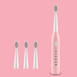 Electric Toothbrush Powerful Ultrasonic Sonic USB Charge Rechargeable Tooth Washable Electronic Whitening Teeth Brush DropShip - Larry's Anything Goes