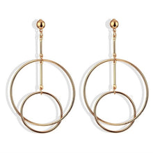 Load image into Gallery viewer, FNIO Fashion Vintage Earrings For Women Big Geometric Statement Gold Metal Drop Earrings 2020 Trendy Earings Jewelry Accessories - Larry's Anything Goes