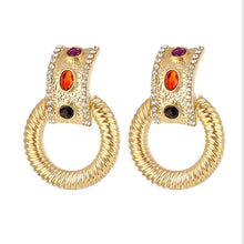 Load image into Gallery viewer, FNIO Fashion Vintage Earrings For Women Big Geometric Statement Gold Metal Drop Earrings 2020 Trendy Earings Jewelry Accessories - Larry's Anything Goes