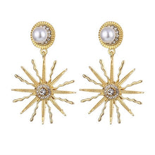 Load image into Gallery viewer, FNIO Fashion Vintage Earrings For Women Big Geometric Statement Gold Metal Drop Earrings 2020 Trendy Earings Jewelry Accessories - Larry's Anything Goes