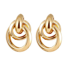 Load image into Gallery viewer, FNIO Fashion Vintage Earrings For Women Big Geometric Statement Gold Metal Drop Earrings 2020 Trendy Earings Jewelry Accessories - Larry's Anything Goes