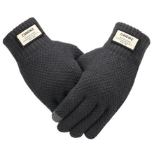 Load image into Gallery viewer, Winter Men Knitted Gloves Touch Screen High Quality Male Mitten Thicken Warm Wool Cashmere Solid Men Business Gloves Autumn - Larry&#39;s Anything Goes