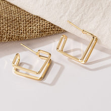 Load image into Gallery viewer, New Fashion Gold Color Metal Drop Earrings Stainless Steel Simple Knot Twist Earrings For Women Statement Jewelry 2020 Pendiente - Larry&#39;s Anything Goes