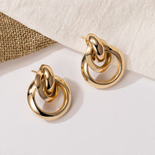 Load image into Gallery viewer, New Fashion Gold Color Metal Drop Earrings Stainless Steel Simple Knot Twist Earrings For Women Statement Jewelry 2020 Pendiente - Larry&#39;s Anything Goes