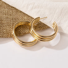 Load image into Gallery viewer, New Fashion Gold Color Metal Drop Earrings Stainless Steel Simple Knot Twist Earrings For Women Statement Jewelry 2020 Pendiente - Larry&#39;s Anything Goes