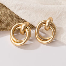 Load image into Gallery viewer, New Fashion Gold Color Metal Drop Earrings Stainless Steel Simple Knot Twist Earrings For Women Statement Jewelry 2020 Pendiente - Larry&#39;s Anything Goes