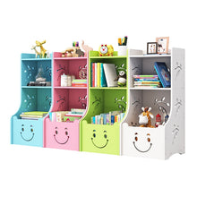 Load image into Gallery viewer, Assemble Children’s Bookshelf Environmental Book Shelf Stand Removable Storage Rack Holder Bookcase Furniture Organizer Shelf - Larry&#39;s Anything Goes