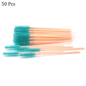 Eyelash Extension Disposable Eyebrow brush Mascara Wand Applicator Spoolers Eye Lashes Cosmetic Brushes Set makeup tools - Larry's Anything Goes