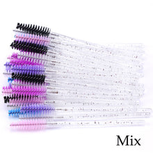 Load image into Gallery viewer, Eyelash Extension Disposable Eyebrow brush Mascara Wand Applicator Spoolers Eye Lashes Cosmetic Brushes Set makeup tools - Larry&#39;s Anything Goes