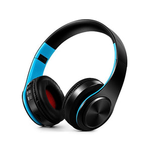 New Portable Wireless Headphones Bluetooth Hi-Fi Stereo Foldable Headset Audio Mp3 Adjustable Earphones with Mic for Music - Larry's Anything Goes