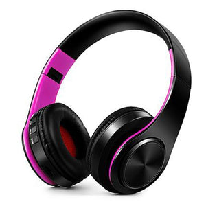 New Portable Wireless Headphones Bluetooth Hi-Fi Stereo Foldable Headset Audio Mp3 Adjustable Earphones with Mic for Music - Larry's Anything Goes