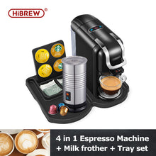 Load image into Gallery viewer, HiBREW Coffee Machine 19Bar 4in1 Multiple Capsule Expresso  Cafetera Dolce Milk&amp;Nexpresso Capsule ESEpod  Ground Coffee Pod H2 - Larry&#39;s Anything Goes