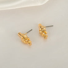 Load image into Gallery viewer, New Fashion Gold Color Metal Drop Earrings Stainless Steel Simple Knot Twist Earrings For Women Statement Jewelry 2020 Pendiente - Larry&#39;s Anything Goes