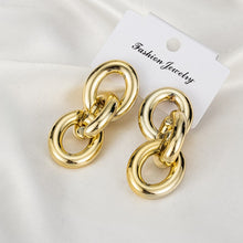 Load image into Gallery viewer, New Fashion Gold Color Metal Drop Earrings Stainless Steel Simple Knot Twist Earrings For Women Statement Jewelry 2020 Pendiente - Larry&#39;s Anything Goes