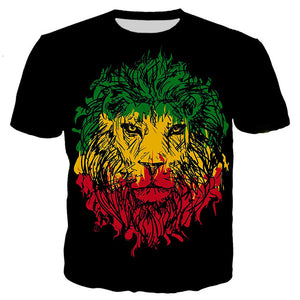 Hot Sale Rapper Bob Marley T Shirt Men/women New Fashion Cool 3D Printed T-shirts Casual Harajuku Style Tshirt Streetwear Tops - Larry's Anything Goes