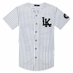 New 07 baseball uniform T-shirt fashion hip hop baseball T shirt jersey men's clothing women's clothes tyga final king costume - Larry's Anything Goes