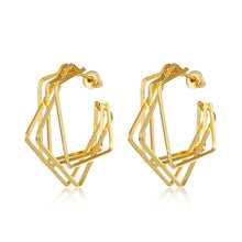 Load image into Gallery viewer, FNIO Fashion Vintage Earrings For Women Big Geometric Statement Gold Metal Drop Earrings 2020 Trendy Earings Jewelry Accessories - Larry's Anything Goes