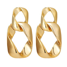 Load image into Gallery viewer, FNIO Fashion Vintage Earrings For Women Big Geometric Statement Gold Metal Drop Earrings 2020 Trendy Earings Jewelry Accessories - Larry's Anything Goes
