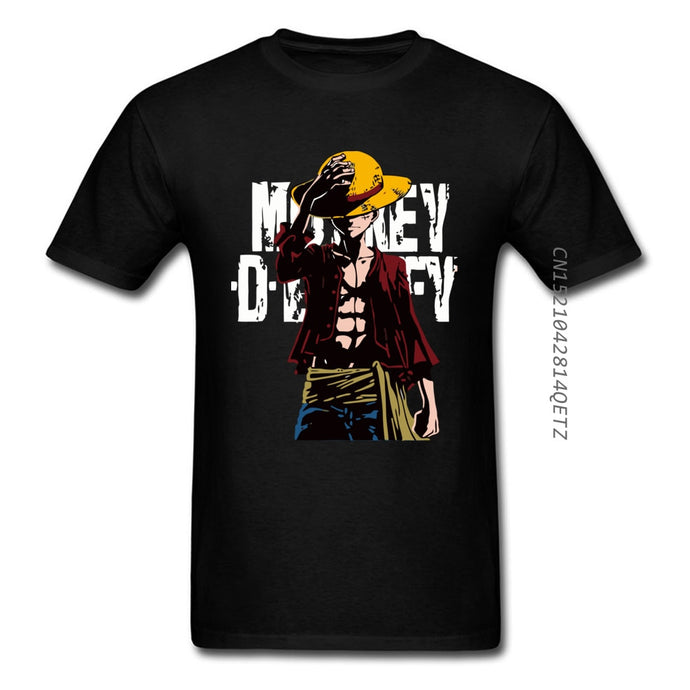 Cute Unicorn One Piece Luffy T Shirt Casual Tshirt Homme O Neck Streetwear Man T-Shirt Boys Clothes Anime Top Tees - Larry's Anything Goes