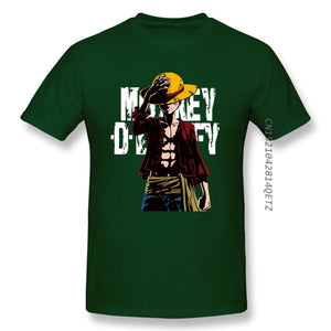 Cute Unicorn One Piece Luffy T Shirt Casual Tshirt Homme O Neck Streetwear Man T-Shirt Boys Clothes Anime Top Tees - Larry's Anything Goes