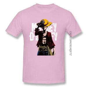 Cute Unicorn One Piece Luffy T Shirt Casual Tshirt Homme O Neck Streetwear Man T-Shirt Boys Clothes Anime Top Tees - Larry's Anything Goes
