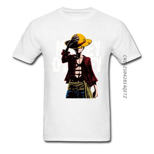 Cute Unicorn One Piece Luffy T Shirt Casual Tshirt Homme O Neck Streetwear Man T-Shirt Boys Clothes Anime Top Tees - Larry's Anything Goes