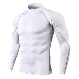 Thermal Underwear For Men High Collar Camiseta Termica Sport Thermo Shirt Quick Dry Compressed Underwear Clothes Men Bielizna - Larry's Anything Goes