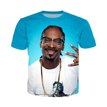 Load image into Gallery viewer, 3D Print Men Women Streetwear Hip Hop Short Sleeve Snoop Dogg T-shirts Casual Harajuku Pullover Funny Rapper Tees Tops - Larry&#39;s Anything Goes