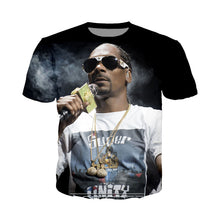 Load image into Gallery viewer, 3D Print Men Women Streetwear Hip Hop Short Sleeve Snoop Dogg T-shirts Casual Harajuku Pullover Funny Rapper Tees Tops - Larry&#39;s Anything Goes