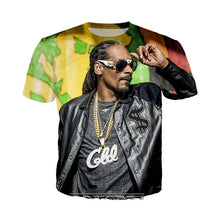 Load image into Gallery viewer, 3D Print Men Women Streetwear Hip Hop Short Sleeve Snoop Dogg T-shirts Casual Harajuku Pullover Funny Rapper Tees Tops - Larry&#39;s Anything Goes