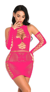 Sexy Mature Underwear Hot Fishnet Nylons Babydoll Oversize Lingerie Alluring Big Boobs Busty Sluttty Dress Outfit Big Hip - Larry's Anything Goes