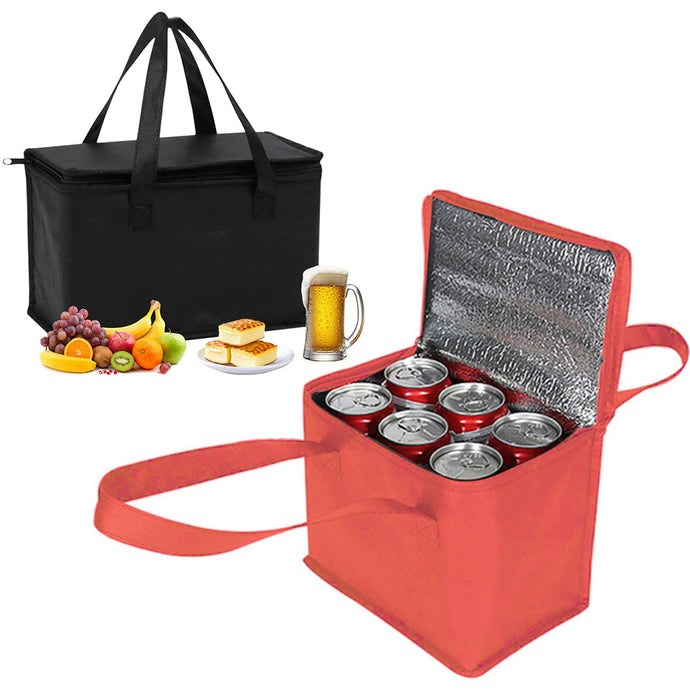 Portable Thermal Insulated Cooler Bags Large Outdoor Camping Lunch Bento Box Trips BBQ Meal Drink Zip Pack Picnic Supplies 2022 - Larry's Anything Goes