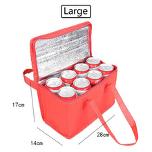 Load image into Gallery viewer, Portable Thermal Insulated Cooler Bags Large Outdoor Camping Lunch Bento Box Trips BBQ Meal Drink Zip Pack Picnic Supplies 2022 - Larry&#39;s Anything Goes