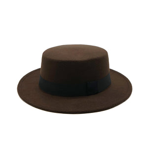 Winter Autumn Imitation Woolen Women Men Ladies Fedoras Top Jazz European American Round Caps Bowler Hats Feminino Gorra - Larry's Anything Goes