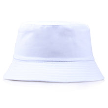 Load image into Gallery viewer, Solid Color Black Foldable Bucket Hat Beach Sun Hat Street Headwear Fisherman Outdoor White Cap Men and Woman Hat - Larry&#39;s Anything Goes